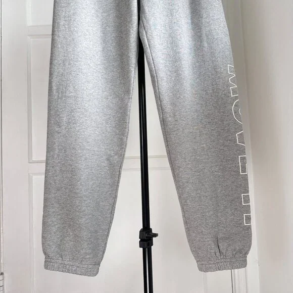 NWT MOTHER DENIM Women's Sz S Move It Bender Ankle Jogger Gray 100% Cotton $158 - Picture 4 of 14